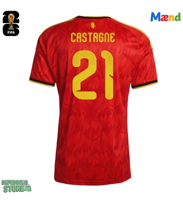 Belgien Timothy Castagne #21 Replika Hjemmebanetrøje VM 2026 Kortærmet